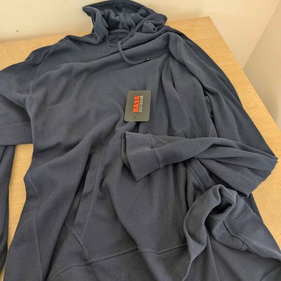 Bass Outdoor Men's 2XL Pullover Kangaroo Lightweight Knit Sweater - Picture 2 of 5